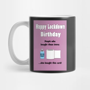 Lockdown birthday card inspired by search engines Mug